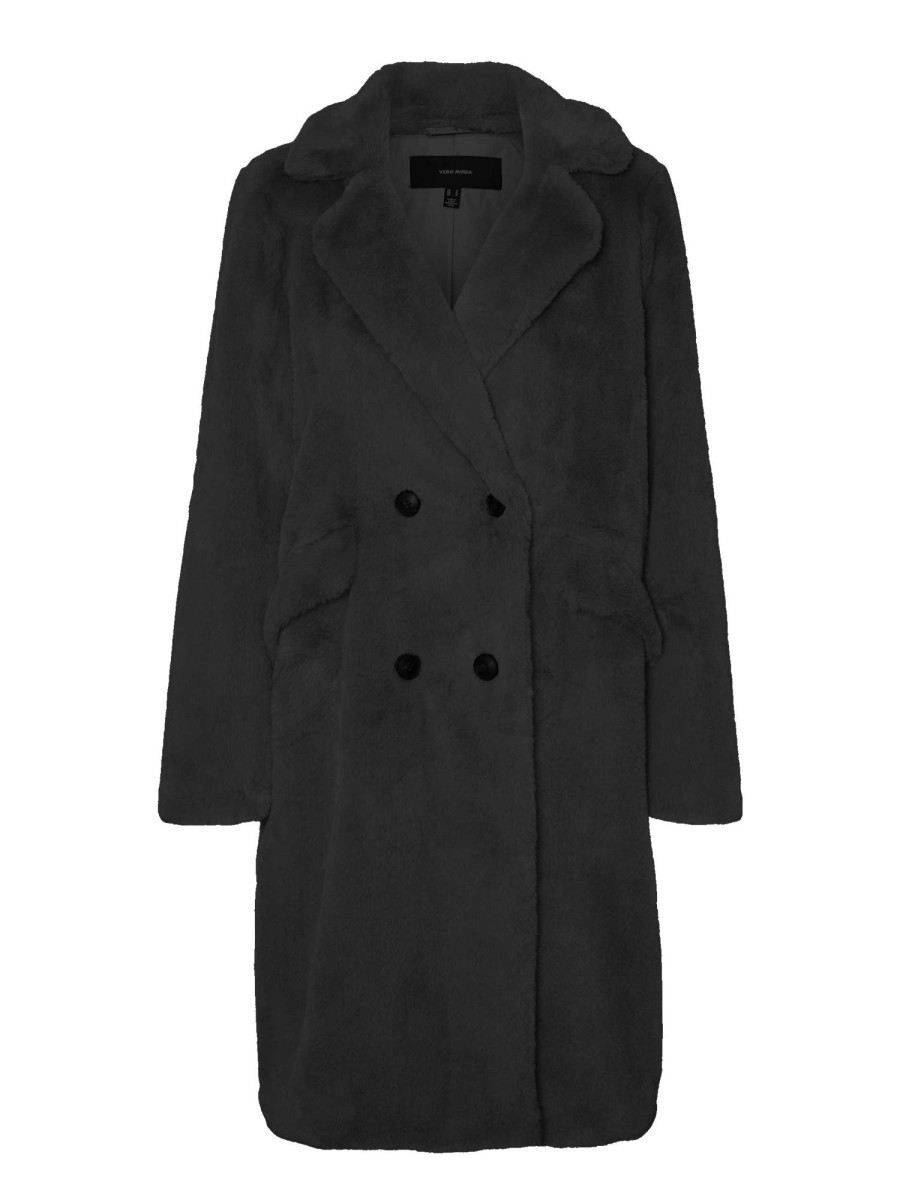 Andet Vero Moda Curve | Vmsuielly Long Faux Fur Coat