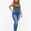 Underdele ZIZZI | Zijsmila - Jeggings Blue Denim