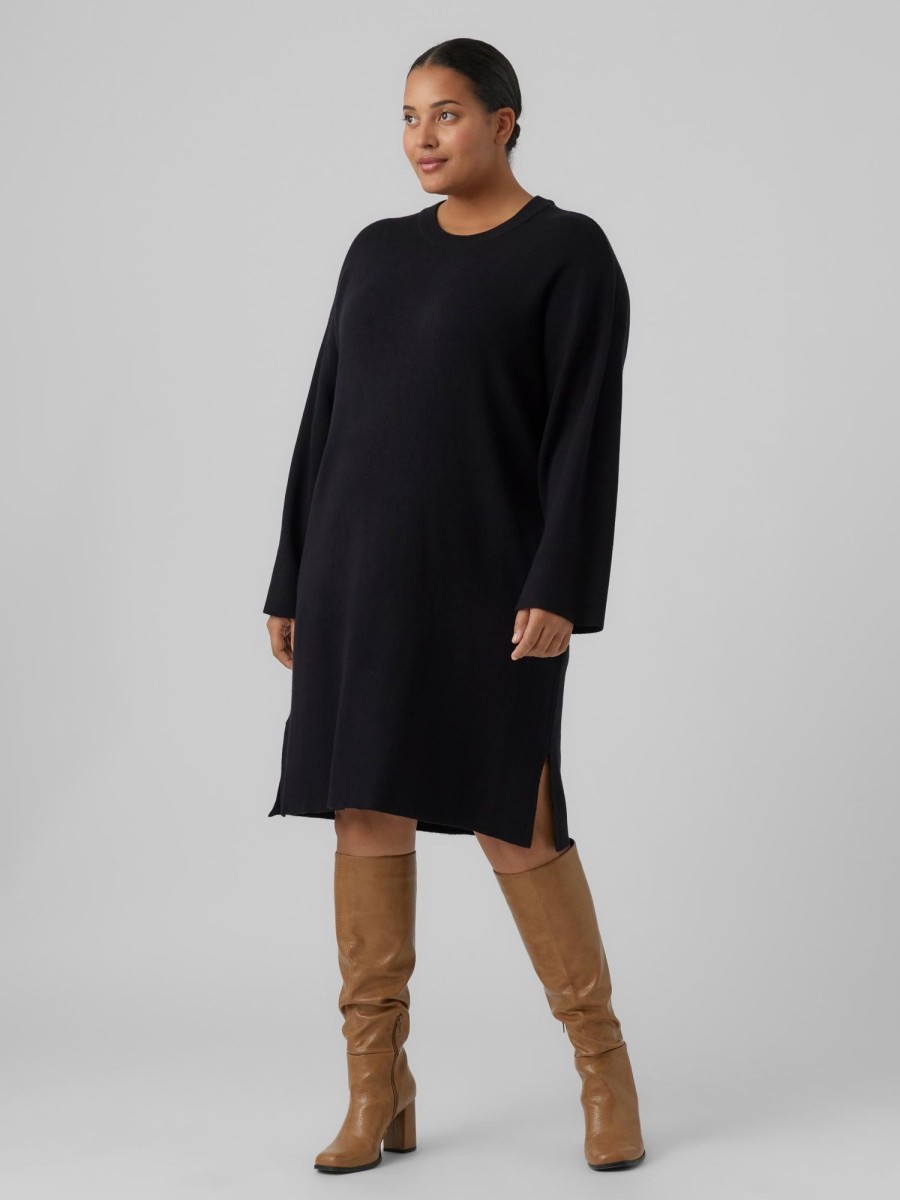 Overdele Vero Moda Curve | Vmgold Needle Wide Ls Dress