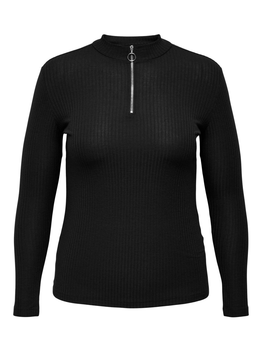 Overdele Only Carmakoma | Cararally High Neck Zip Top