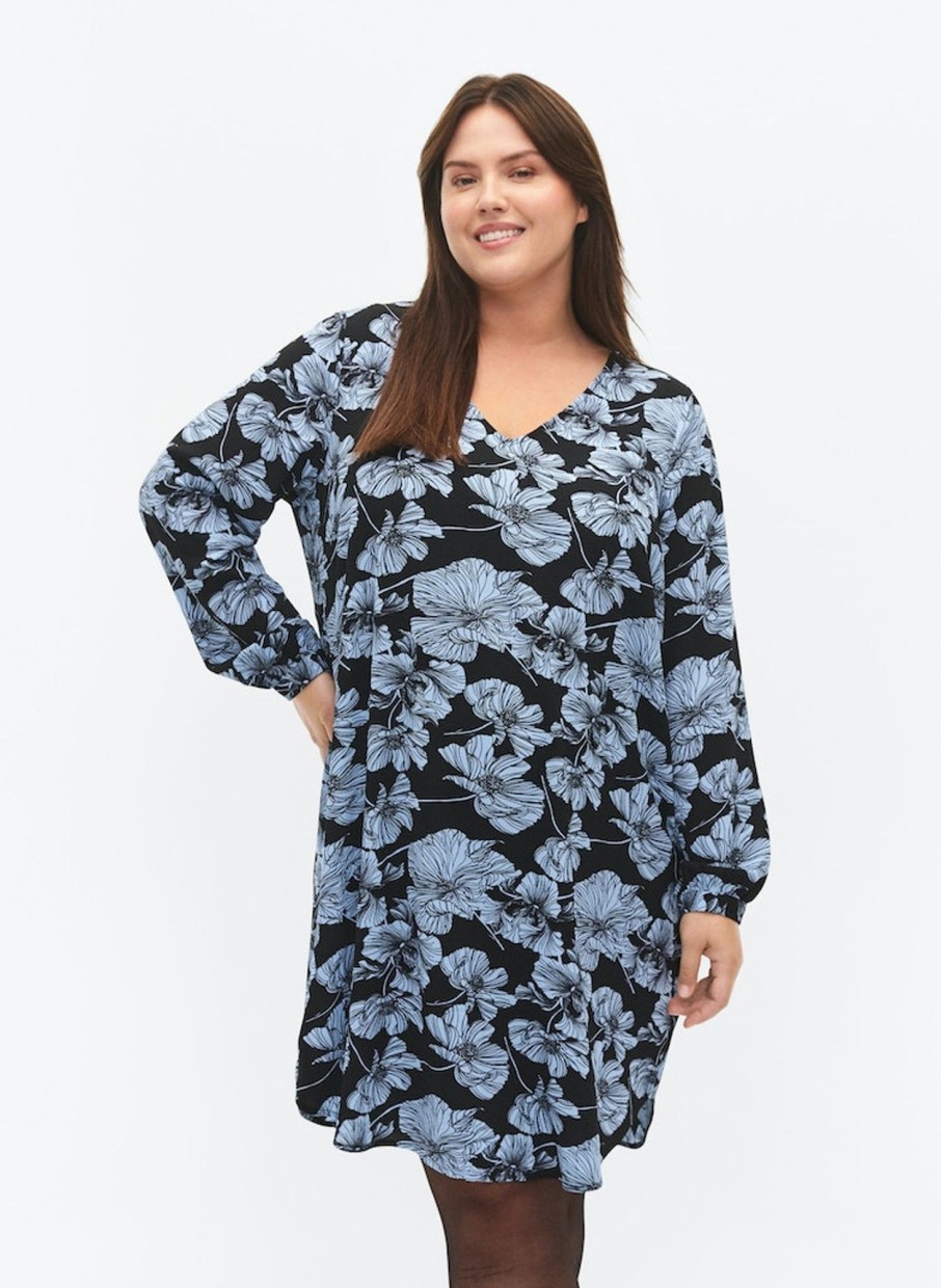 Overdele ZIZZI | Zicaanni - L/S - Abk Dress