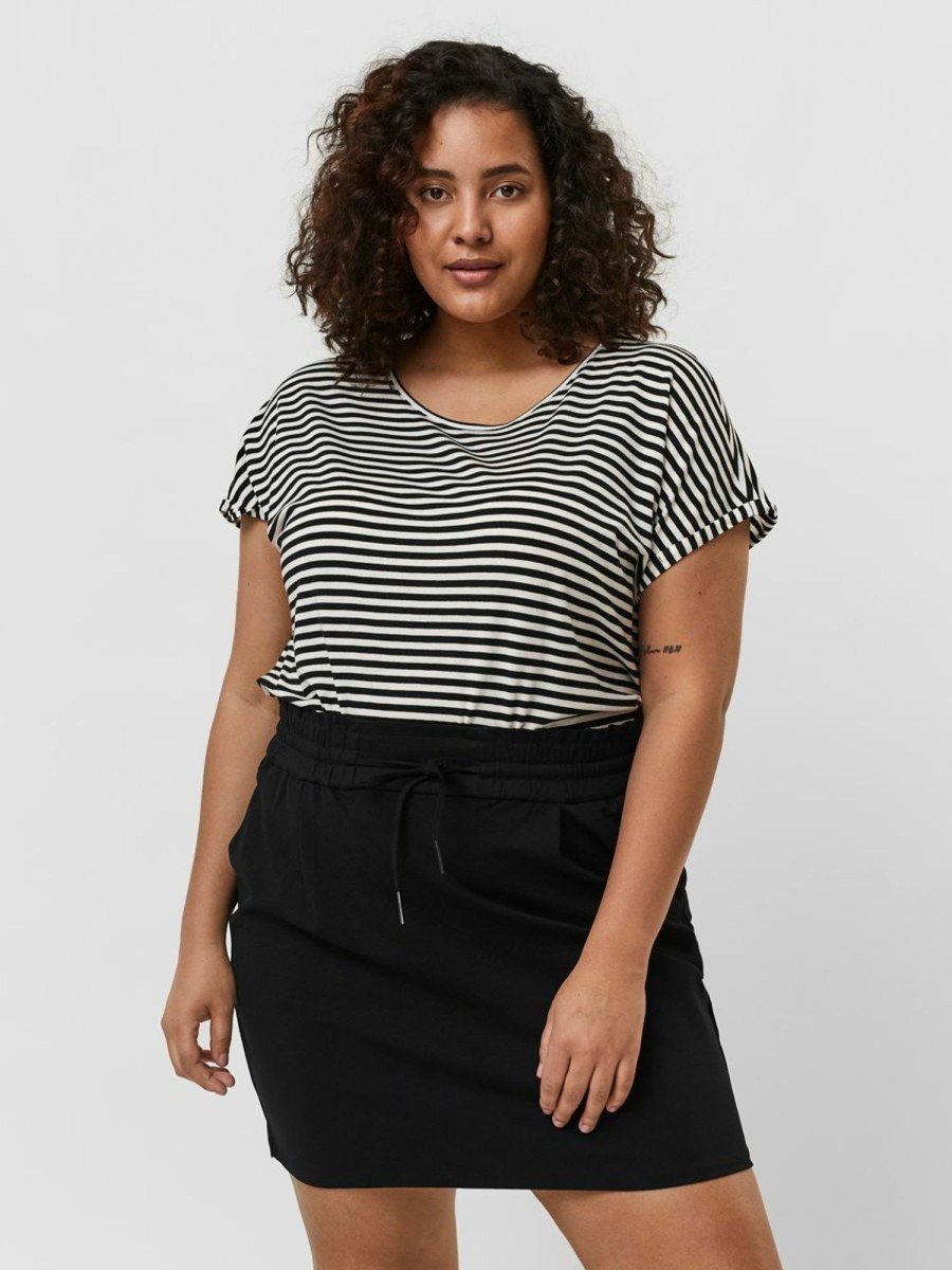 Overdele Vero Moda Curve | Vmava Plain Top Stripe