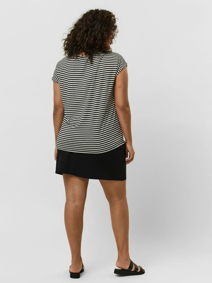 Overdele Vero Moda Curve | Vmava Plain Top Stripe