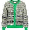 Overdele Only Carmakoma | Cardea L/S Jq Oneck Cardigan Cc Knt