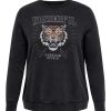 Overdele Only Carmakoma | Sweatshirt Med Fedt Print Fra Carmakoma