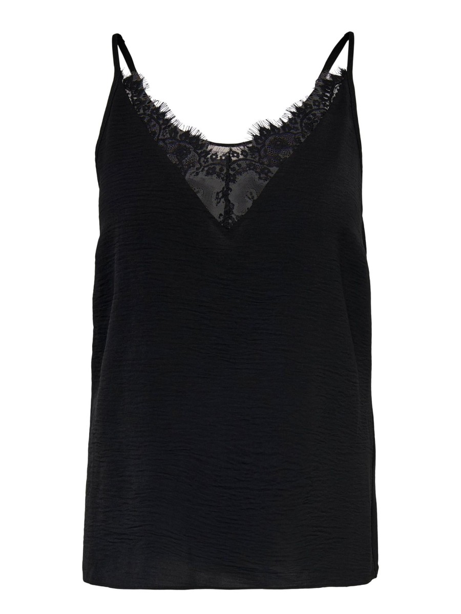 Overdele Only Carmakoma | Carmetta Mix Lace Singlet