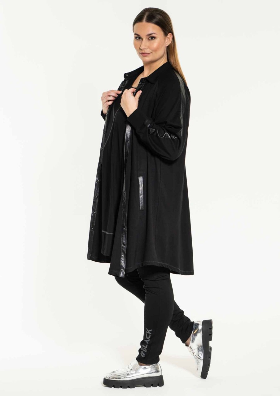 Overdele Gozzip | Gocissy Oversize Shirt Black