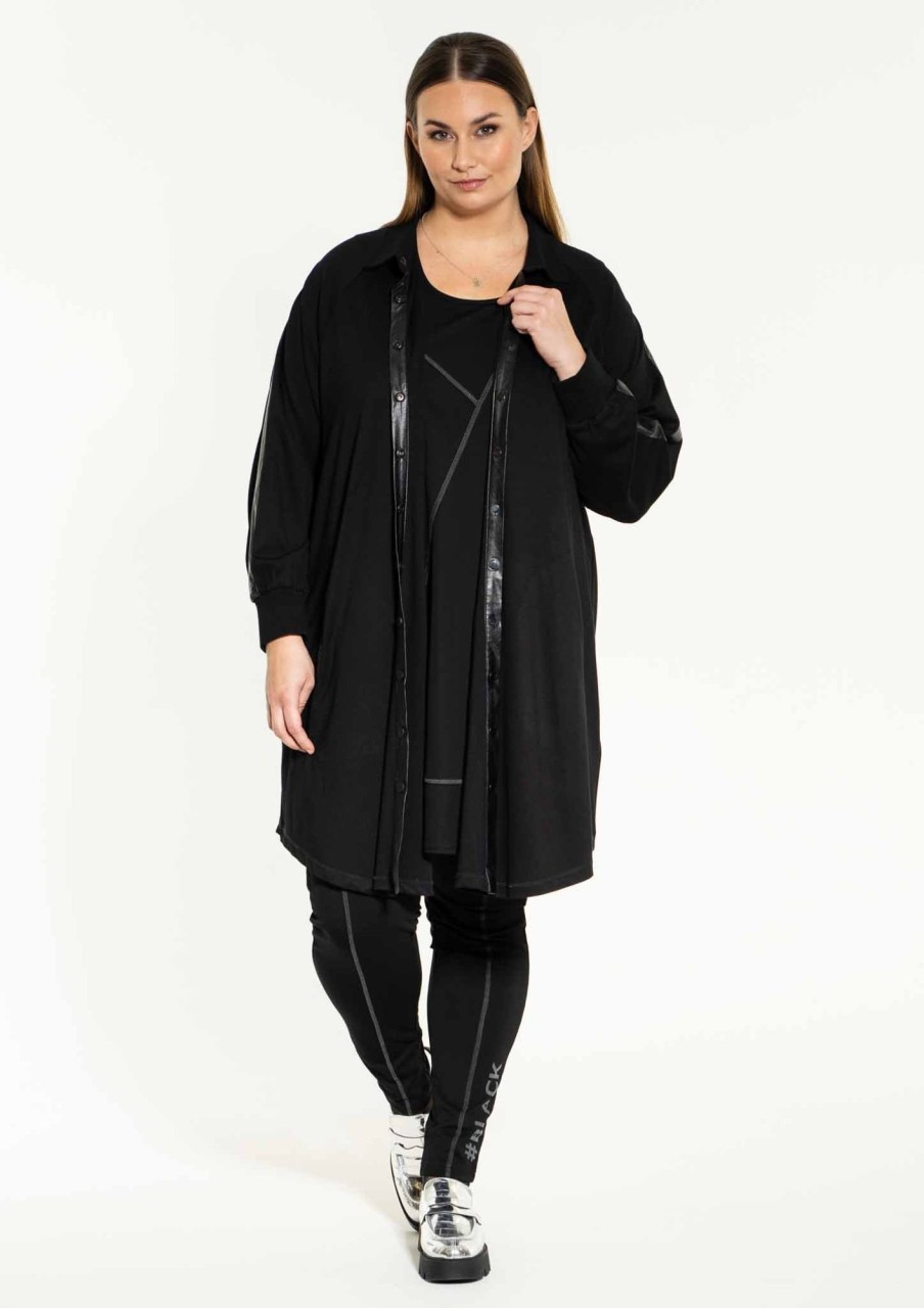 Overdele Gozzip | Gocissy Oversize Shirt Black