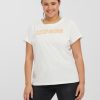 Overdele Vero Moda Curve | Vmsandra O-Neck T-Shirt