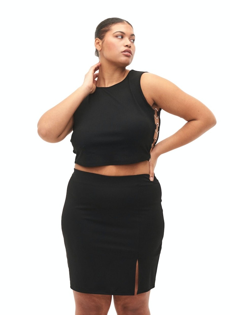 Underdele ZIZZI | Zibldai - Abk Tube Skirt Black