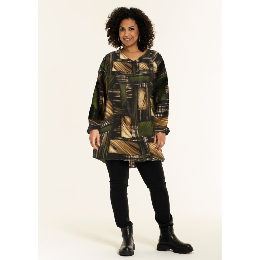 Overdele Studio | Sttanja Tunic - Green Combi