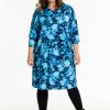 Overdele Gozzip Woman | Goelaine Tunic Blue Print