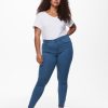 Andet Only Carmakoma | Carstorm Push Up Hw Mbd Jeans