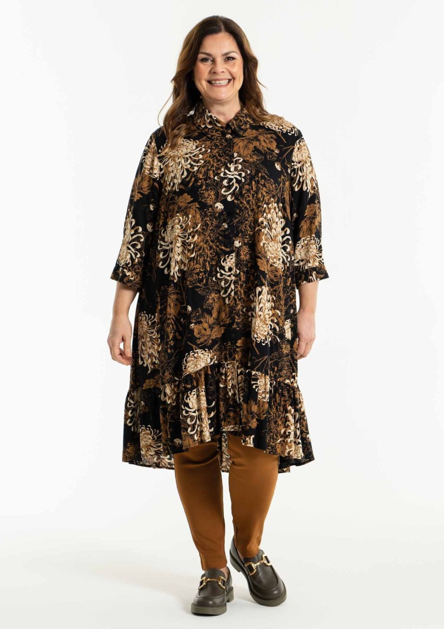 Overdele Gozzip | Goedith Shirt Tunic Black Printed