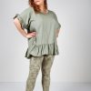 Overdele Zoey | Momegan Blouse 314 Dusty Olive