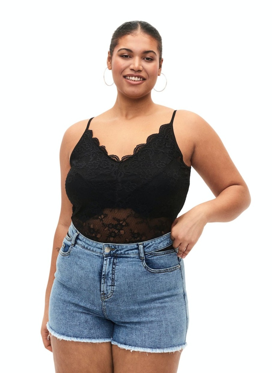 Andet ZIZZI | Zibldafina - S/L - Lace Body Black