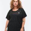 Andet ZIZZI | Ziacity - S/S - Top Black