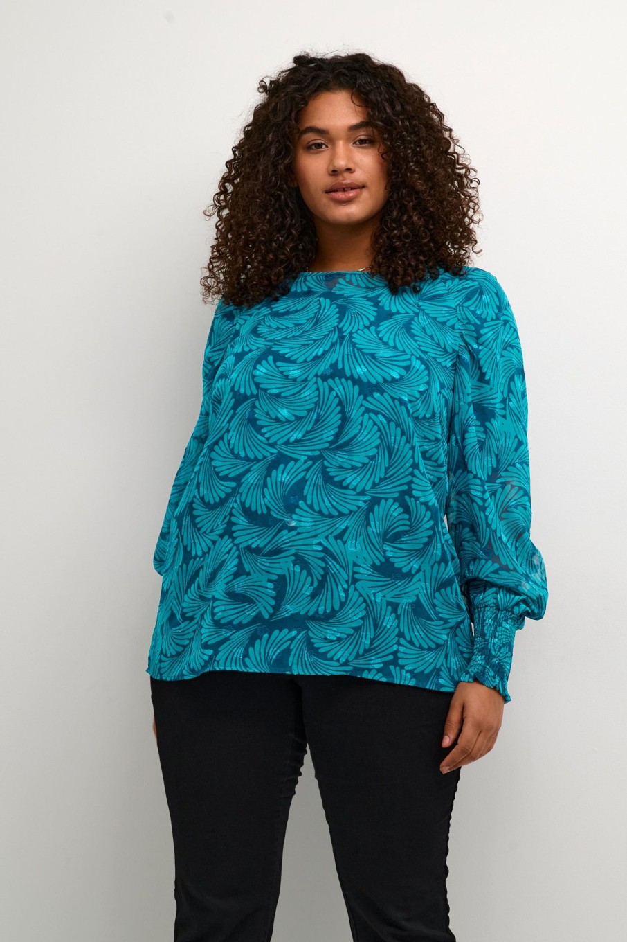 Overdele Kaffe Curve | Kcdora Blouse Blue