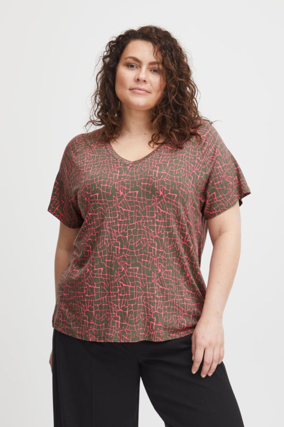 Overdele Fransa Plus Size Selection | Fpdot Tee 1