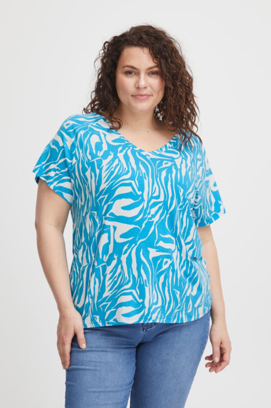 Overdele Fransa Plus Size Selection | Fpdot Tee 1