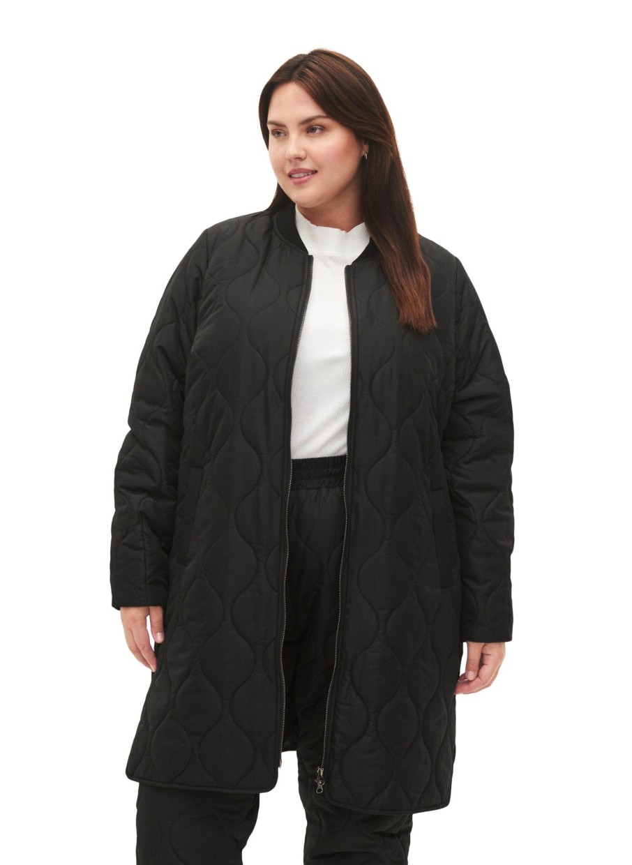 Andet Zizzi | Zicacamp - L/S - New Coat Black