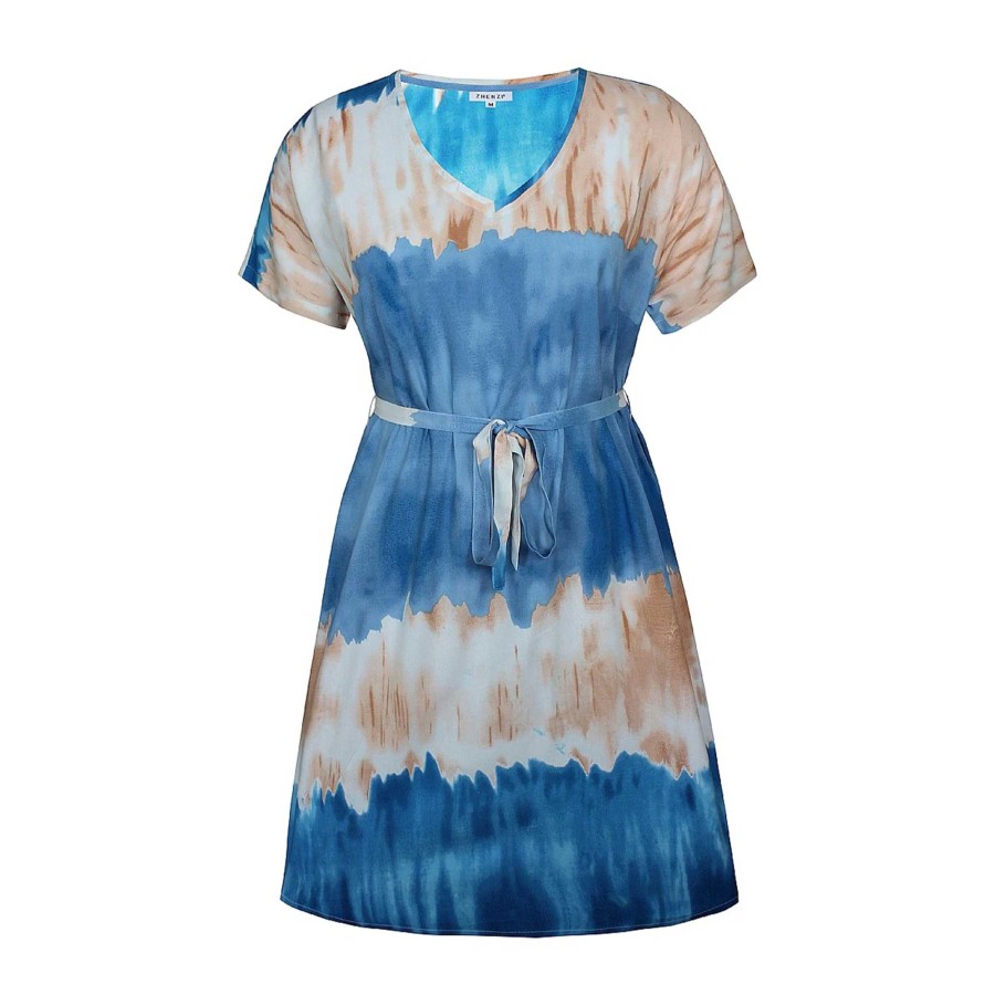 Overdele ZHENZI | Zhmelanie Dress Malibu Blue