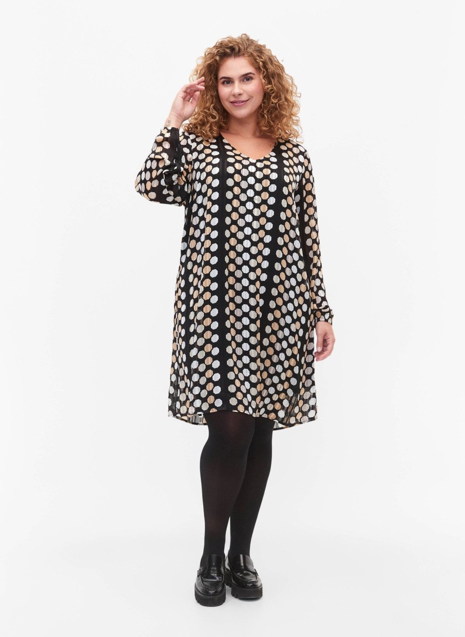 Overdele Zizzi | Zimlucy - L/S - Abk Dress