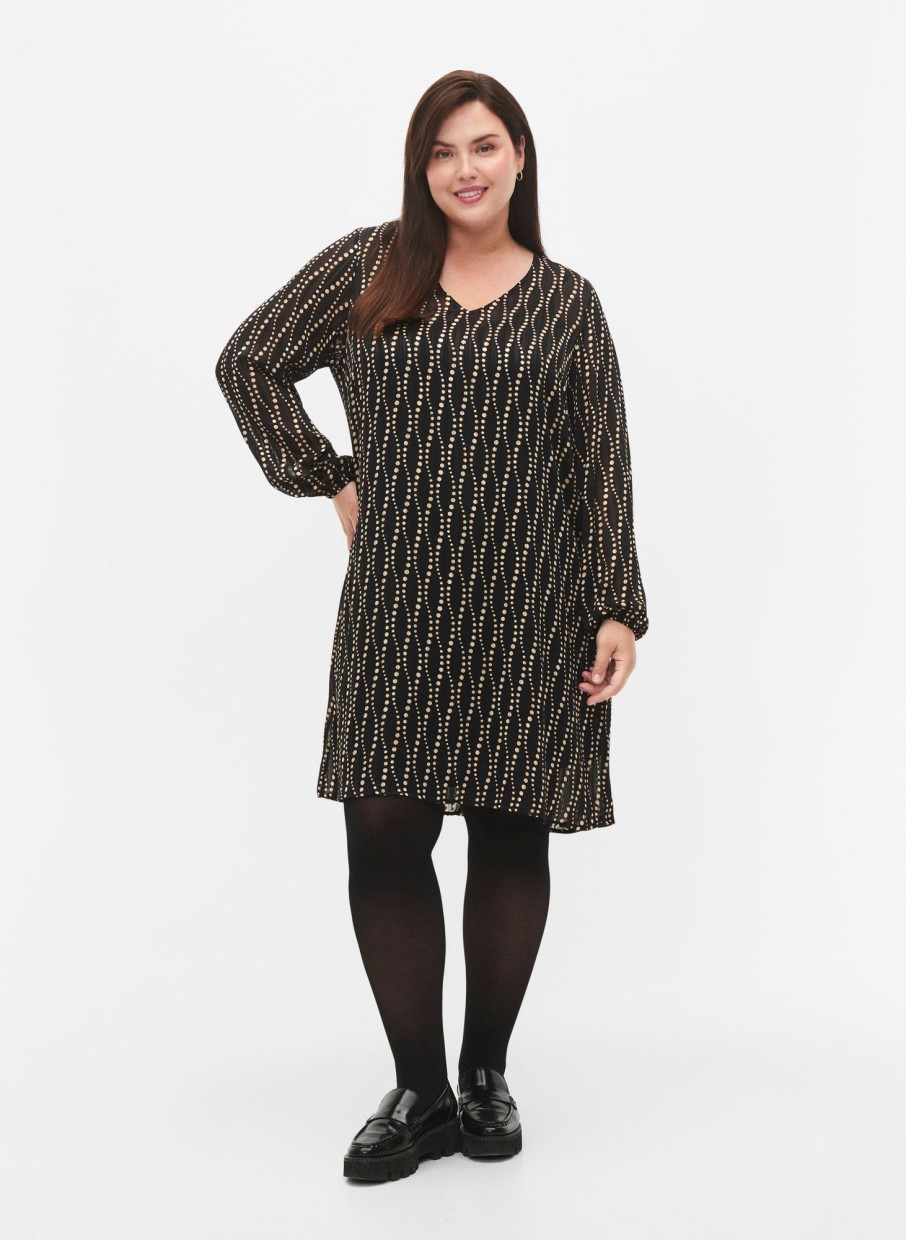 Overdele Zizzi | Zimlucy - L/S - Abk Dress