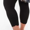 Andet ZIZZI | Zileggings - 3/4 - Elastic Black