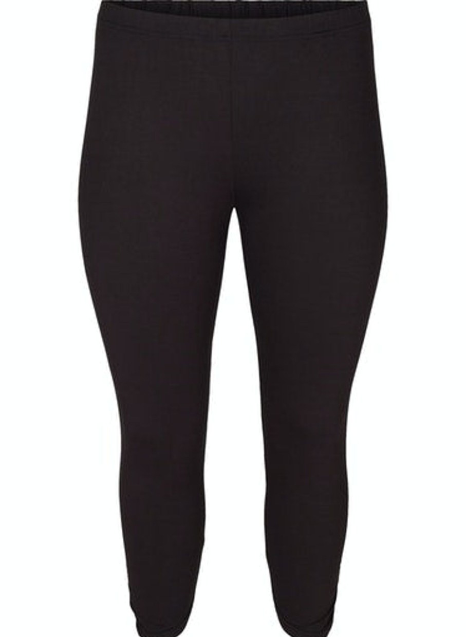 Andet ZIZZI | Zileggings - 3/4 - Elastic Black