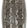 Underdele ONLY CARMAKOMA | Onccamille Aop Snake Skirt Silver Lining